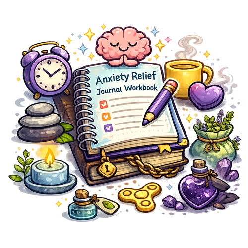 Anxiety Relief Journal Workbook